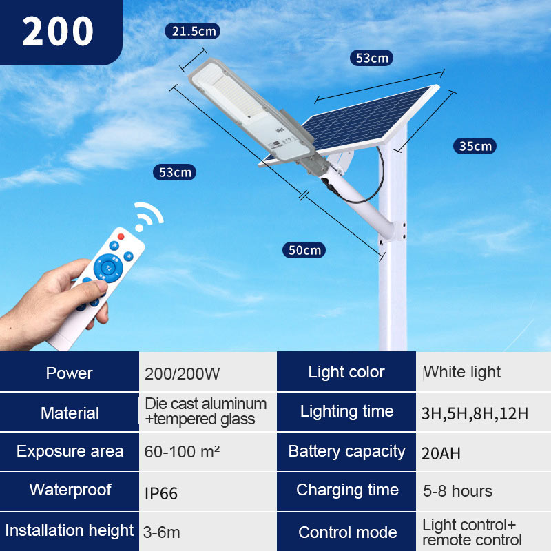 Solaire Led Réverbère