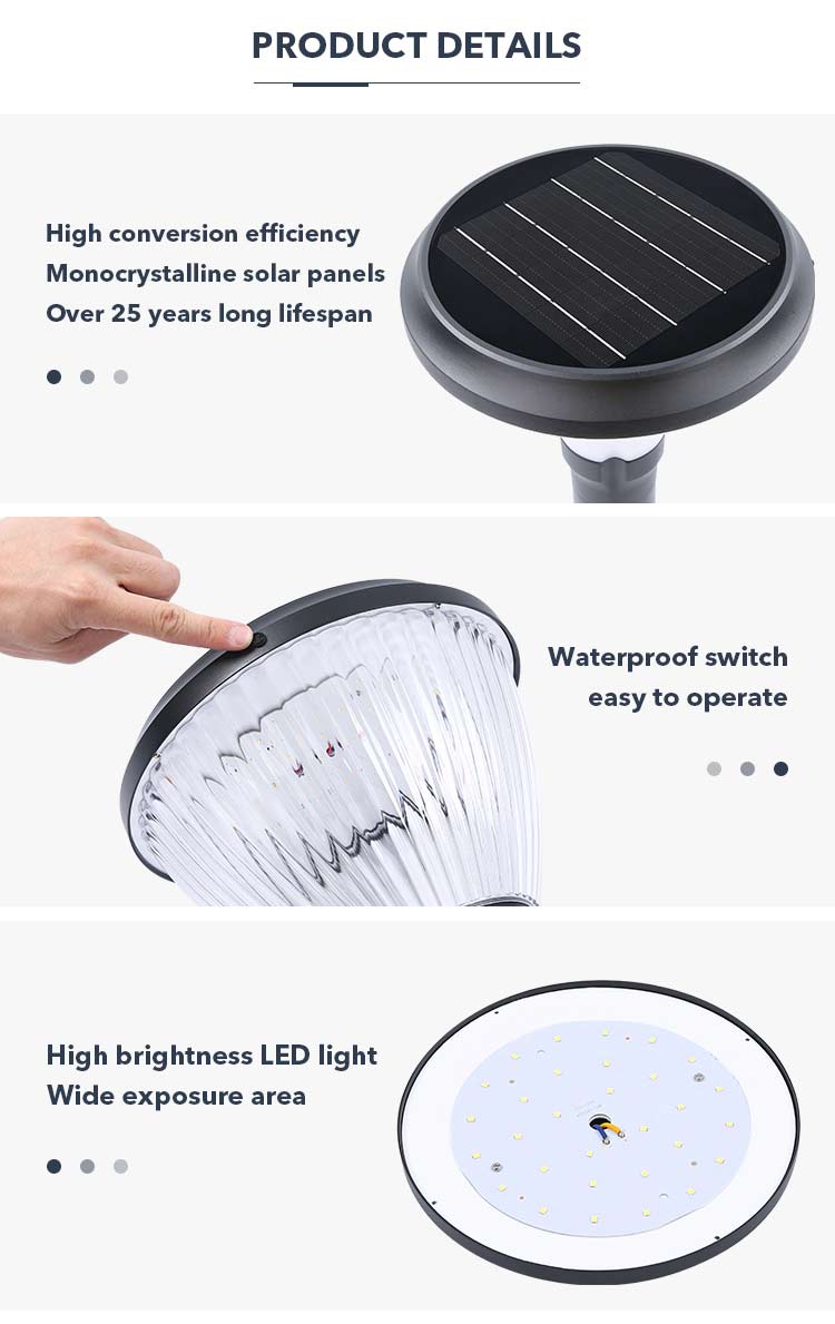 Solaire Led Pelouse Lumière