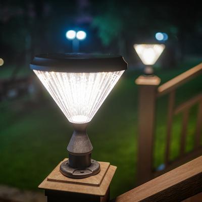 2022 High Lumens Ip66 étanche LED Outdoor Gate Solar Pilier Light Company
